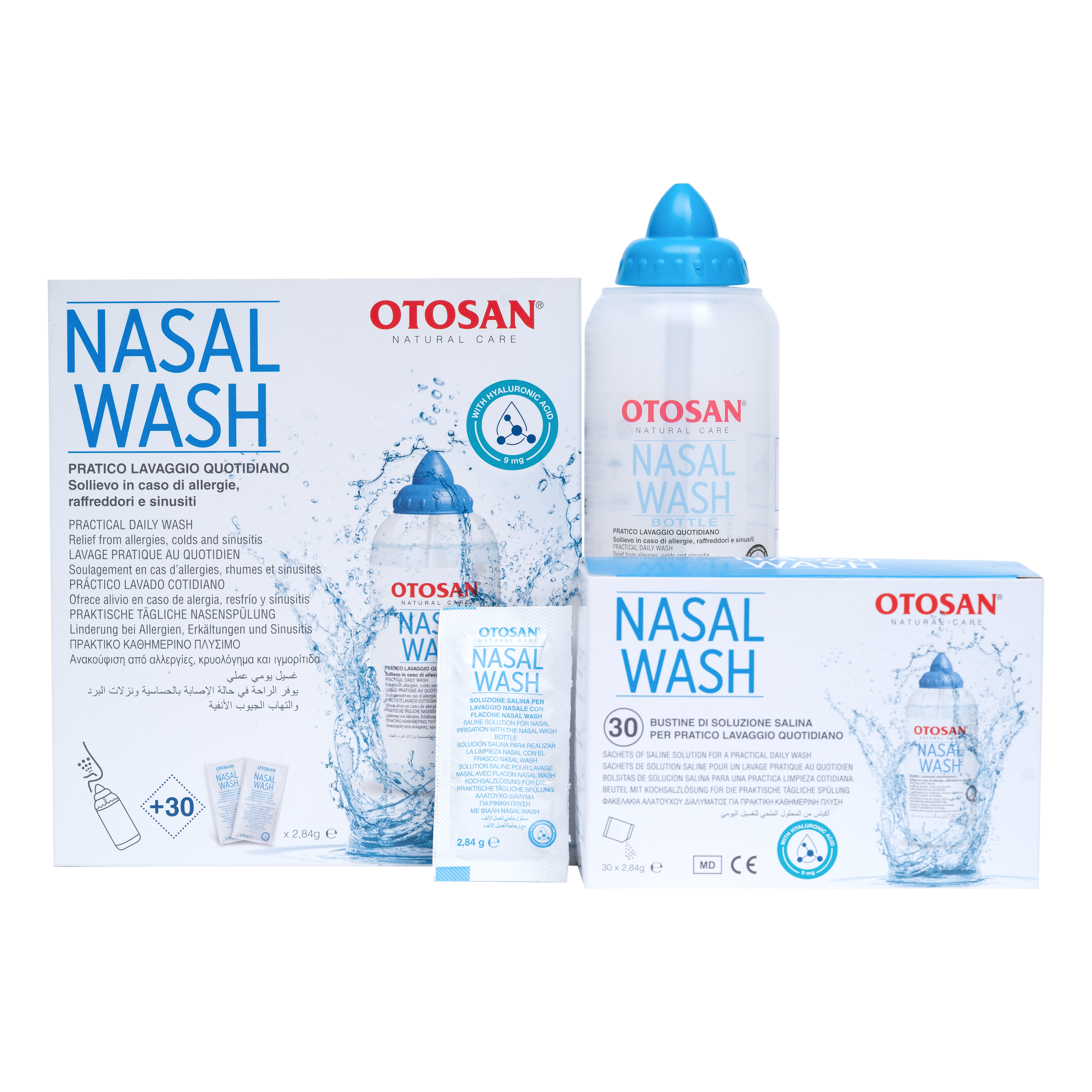 Bộ rửa mũi đã được nguyên cứu lâm sàng từ thương hiệu Otosan - Italy