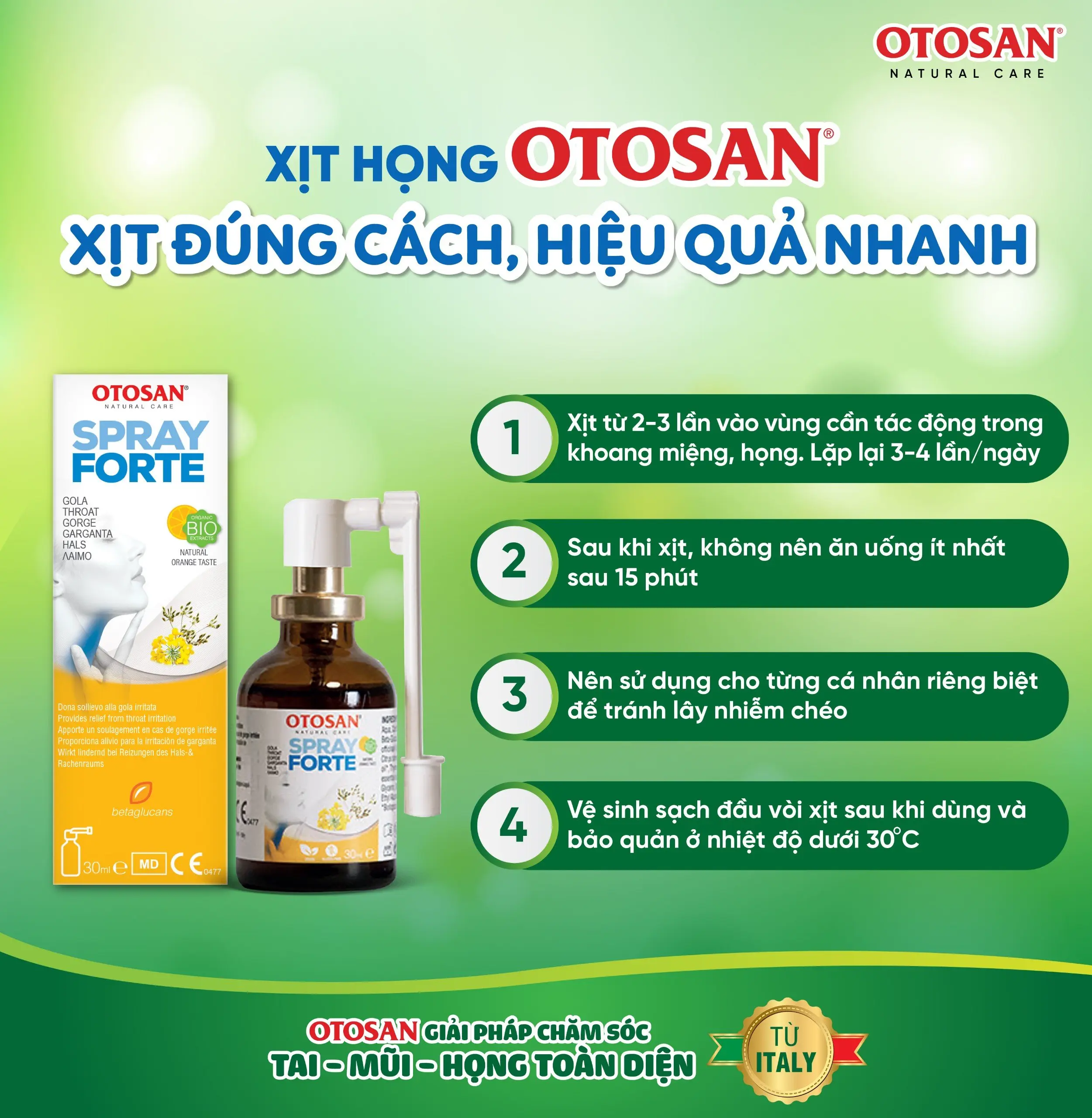 XỊT HỌNG CHO NGƯỜI ĐAU HỌNG - SẢN PHẨM NÀO LÀ HIỆU QUẢ?