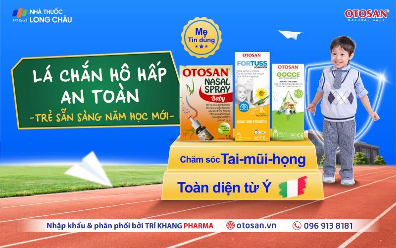 OTOSAN: HÀNH TRÌNH BẢO VỆ HÔ HẤP TOÀN DIỆN, LAN TỎA THÔNG ĐIỆP "AN TOÀN, SẴN SÀNG" TRONG MÙA TỰU TRƯỜNG