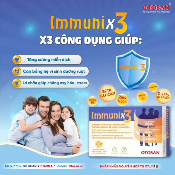 Immunix3 - Đồng minh đắc lực giúp tăng đề kháng toàn diện