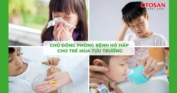 Chủ động phòng bệnh hô hấp cho trẻ mùa tựu trường