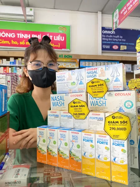 OTOSAN NỔI BẬT TẠI HỆ THỐNG NHÀ THUỐC AN KHANG TRÊN CẢ NƯỚC